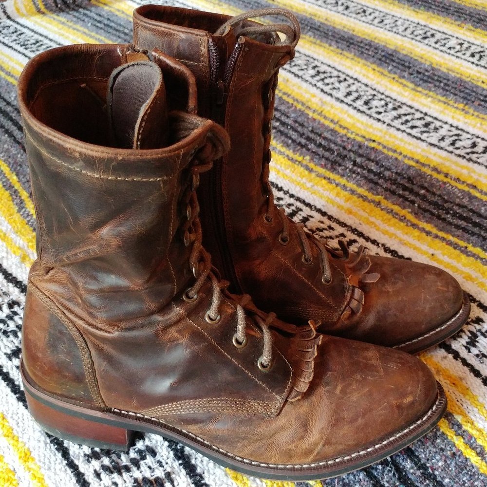 Laredo Desert Rose Lace-Up Boot